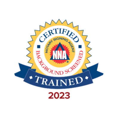 Trained and Certified NNA Notary Signing Agent